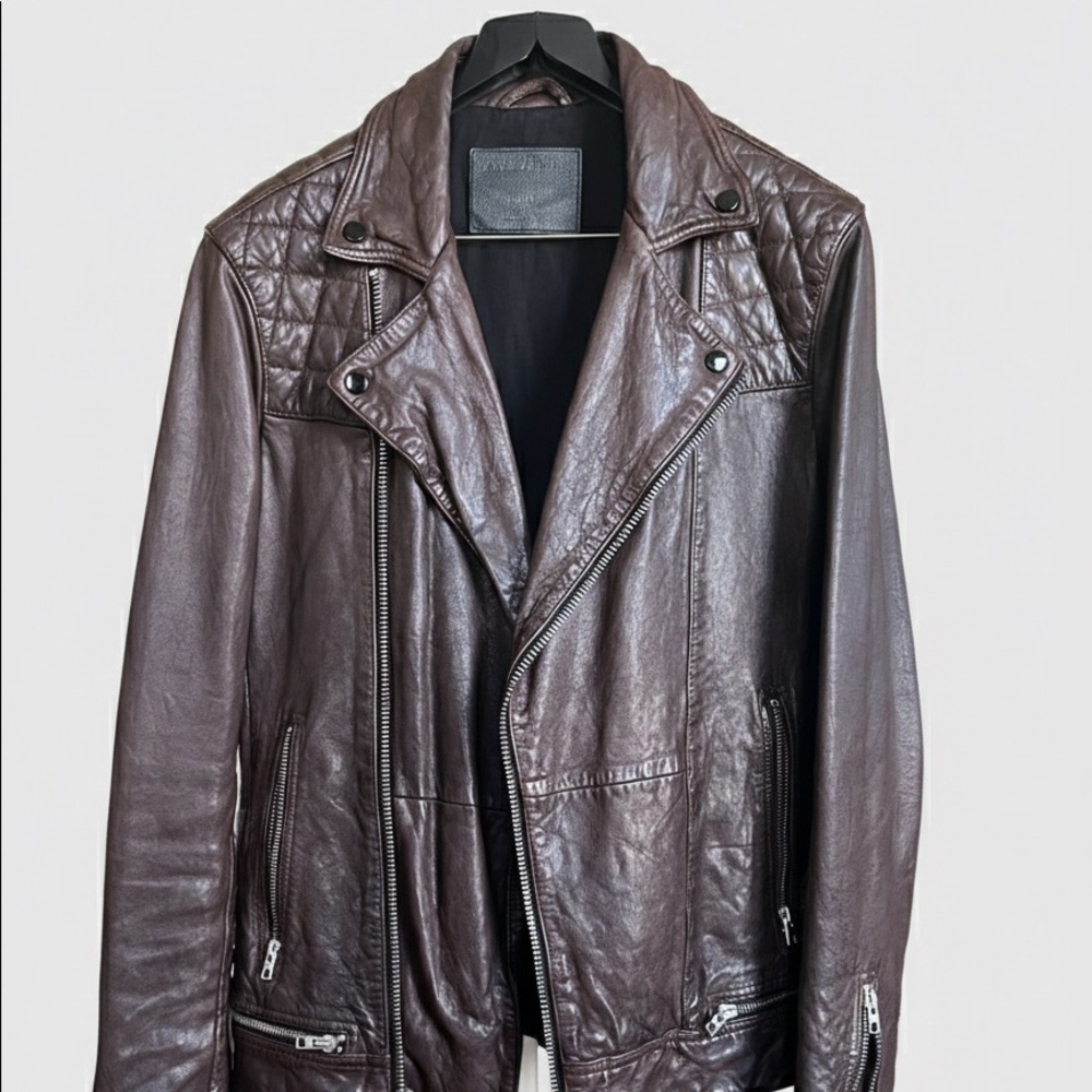 All Saints leather jacket